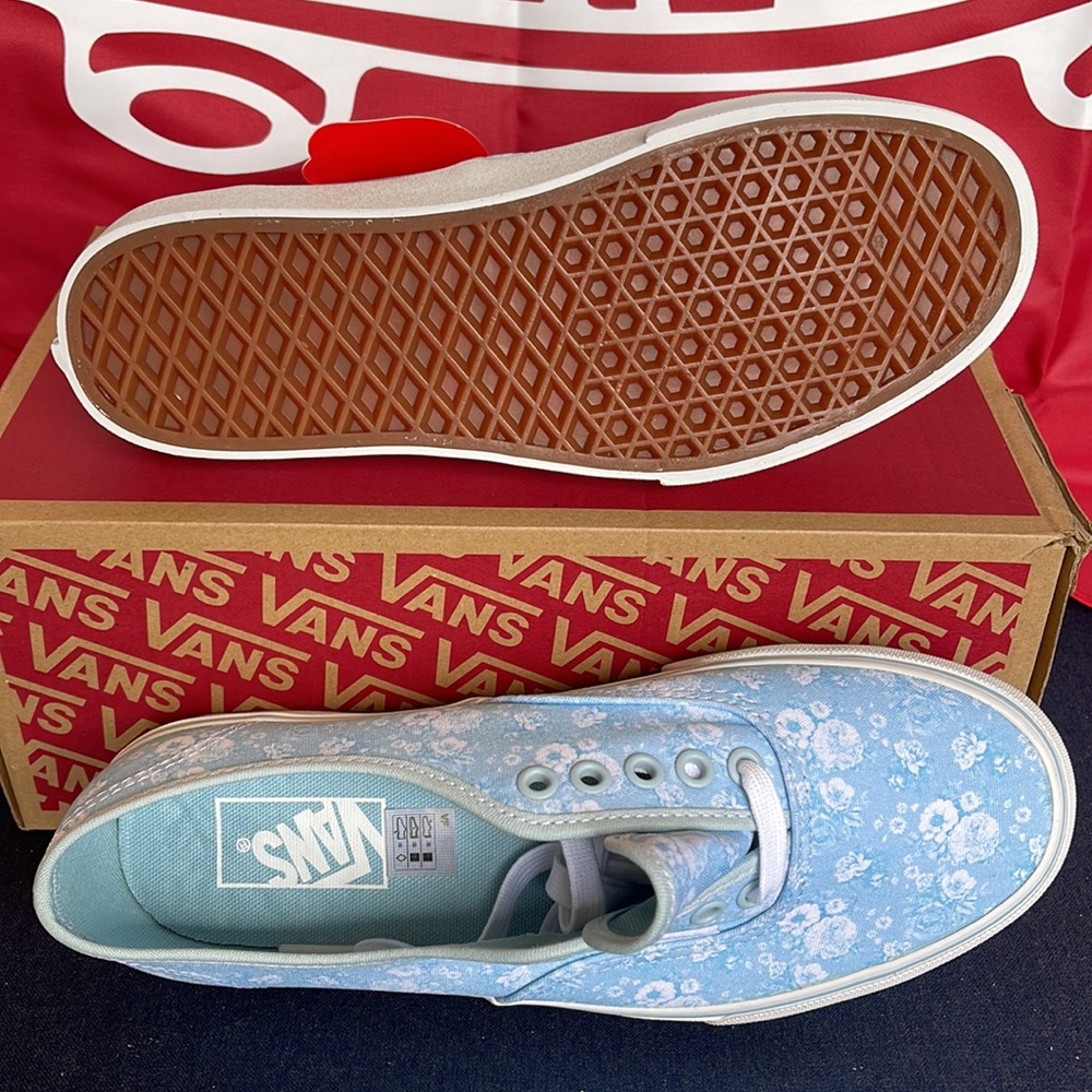 Vans Authentic PLATFORMS Tonal Floral/Omphlds/True White sneakers-platforms Men’ - Picture 5 of 16